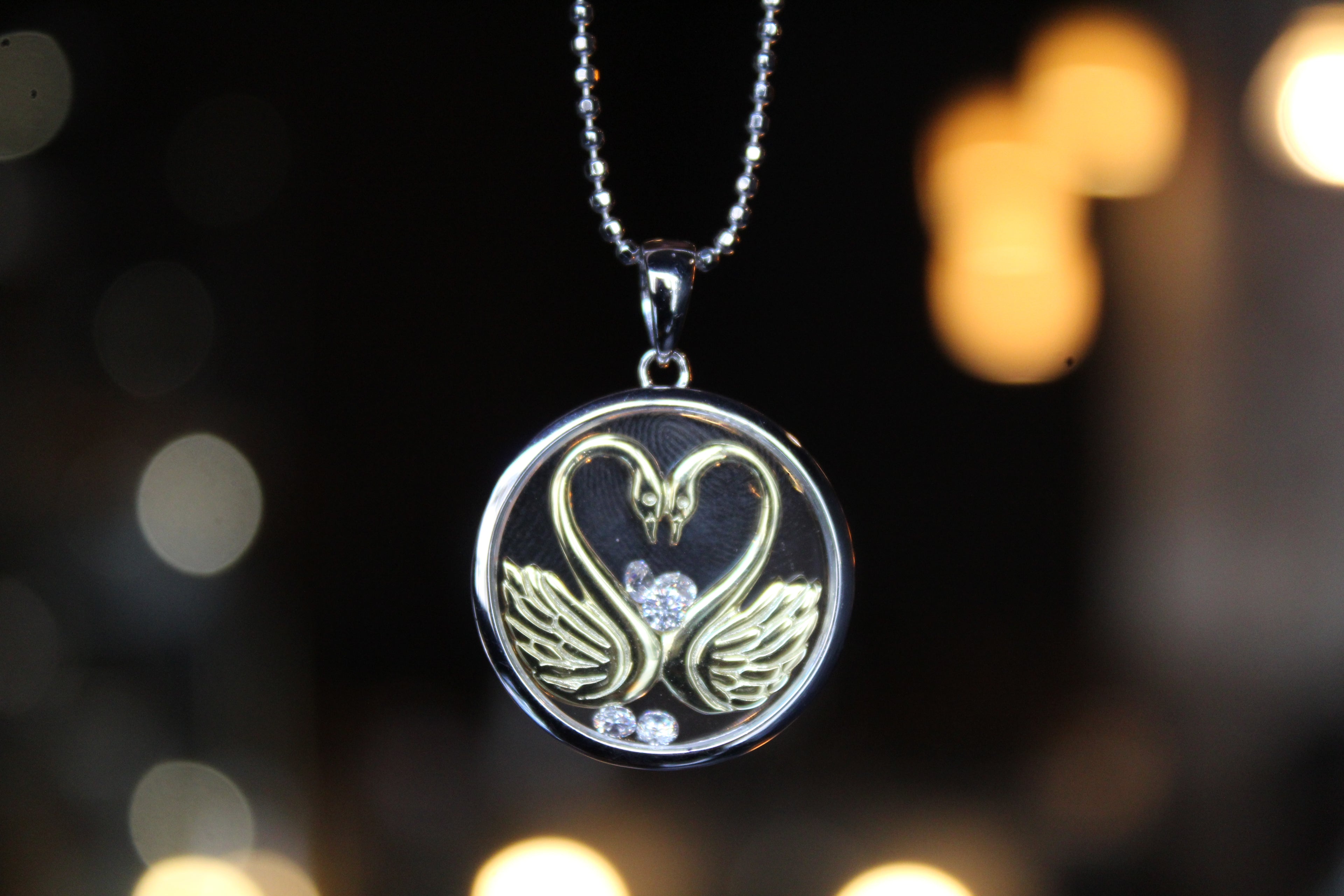 Celestial Soulmates CZ Pendant