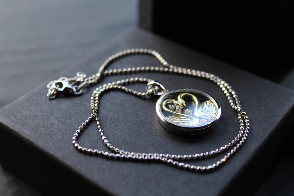 Celestial Soulmates CZ Pendant