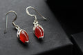 Celtic Marquis Carnelian Earrings