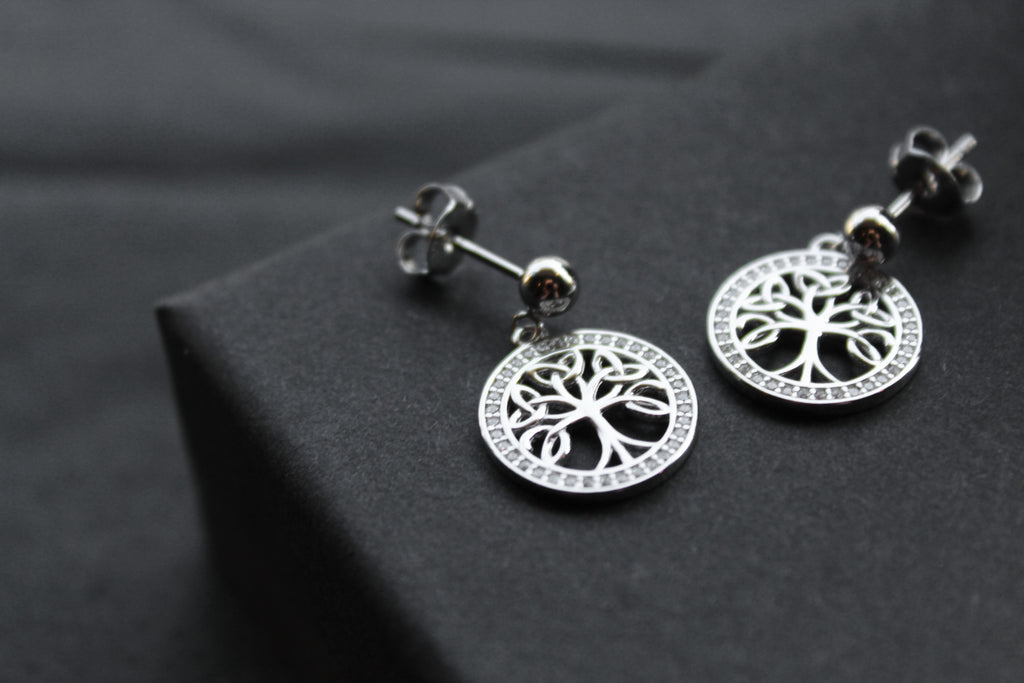 Celtic Tree of Life Cubic Zirconia Drops
