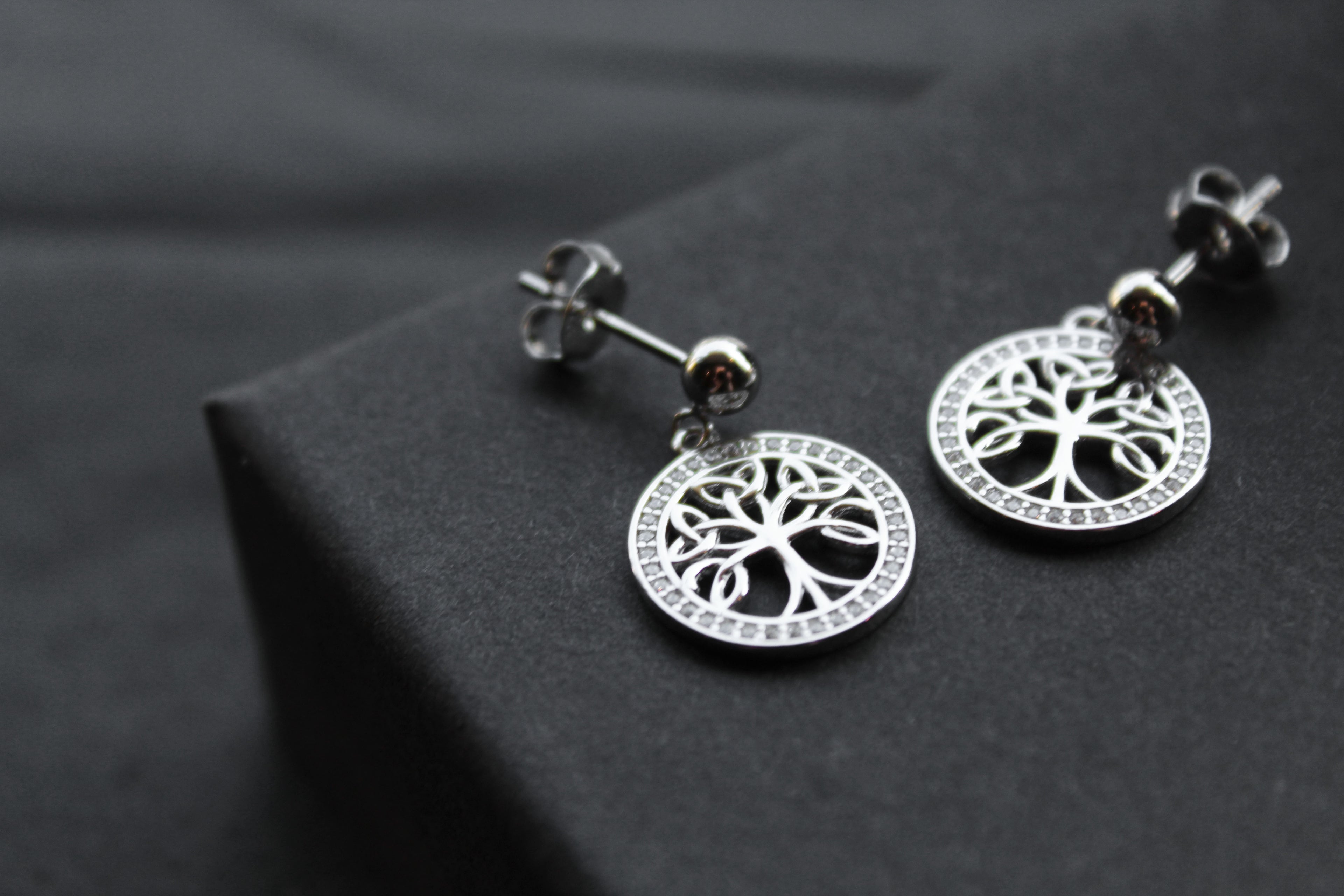 Celtic Tree of Life Cubic Zirconia Drops