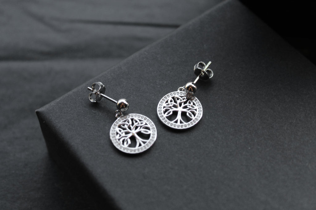 Celtic Tree of Life Cubic Zirconia Drops