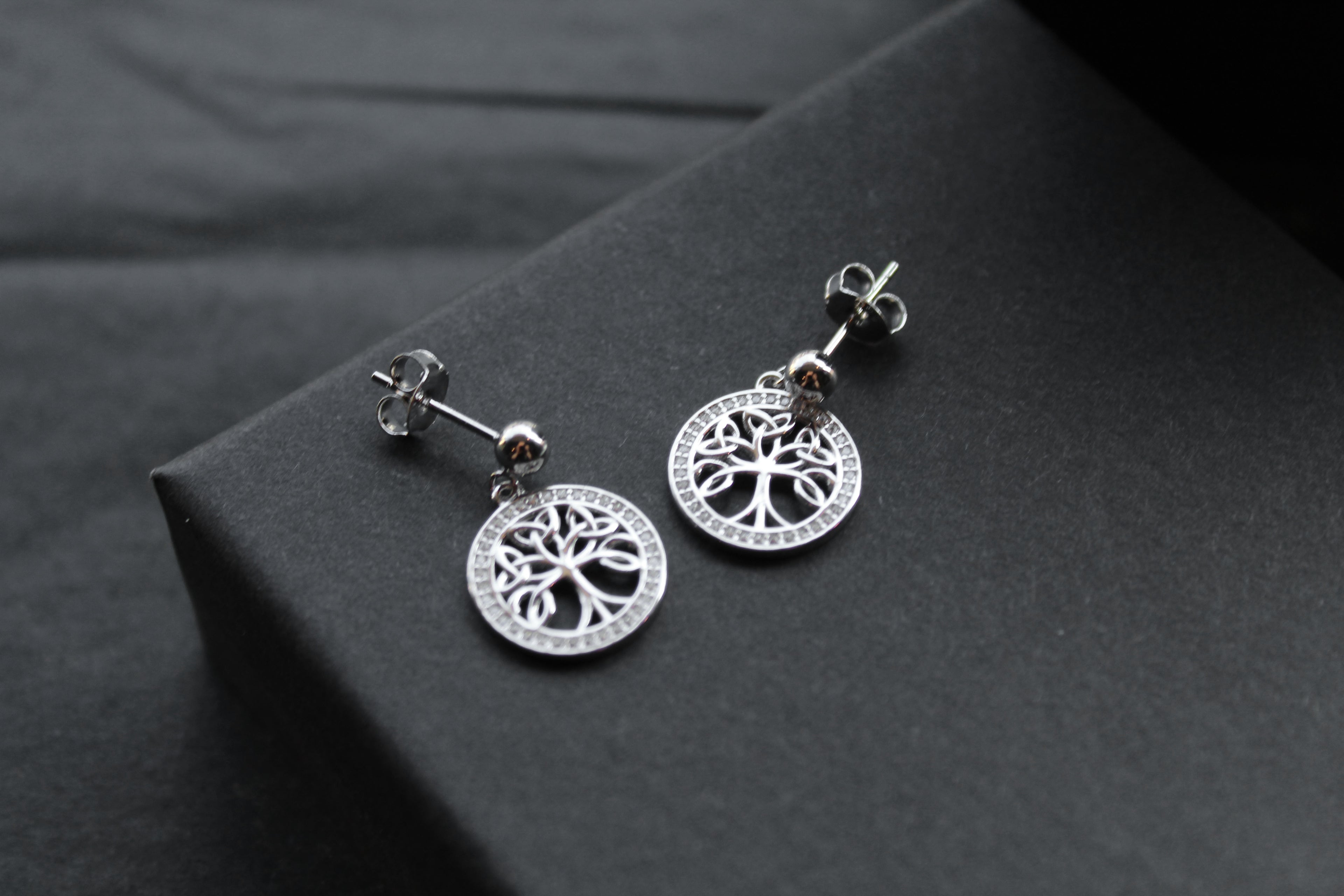 Celtic Tree of Life Cubic Zirconia Drops