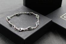 Load image into Gallery viewer, Chain Linked Mystic Topaz Bracelet
