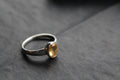 Citrine Oval Ring