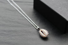 Load image into Gallery viewer, Cowrie Shell Encased in Silver
