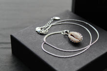 Load image into Gallery viewer, Cowrie Shell Encased in Silver
