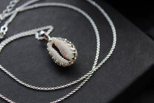 Load image into Gallery viewer, Cowrie Shell Encased in Silver
