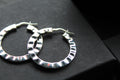 Crinkle Hinged Hoops