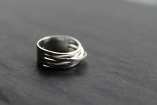 Load image into Gallery viewer, Cross Over Silver Ring
