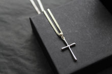 Load image into Gallery viewer, Cross with Cubic Zirconia Bale
