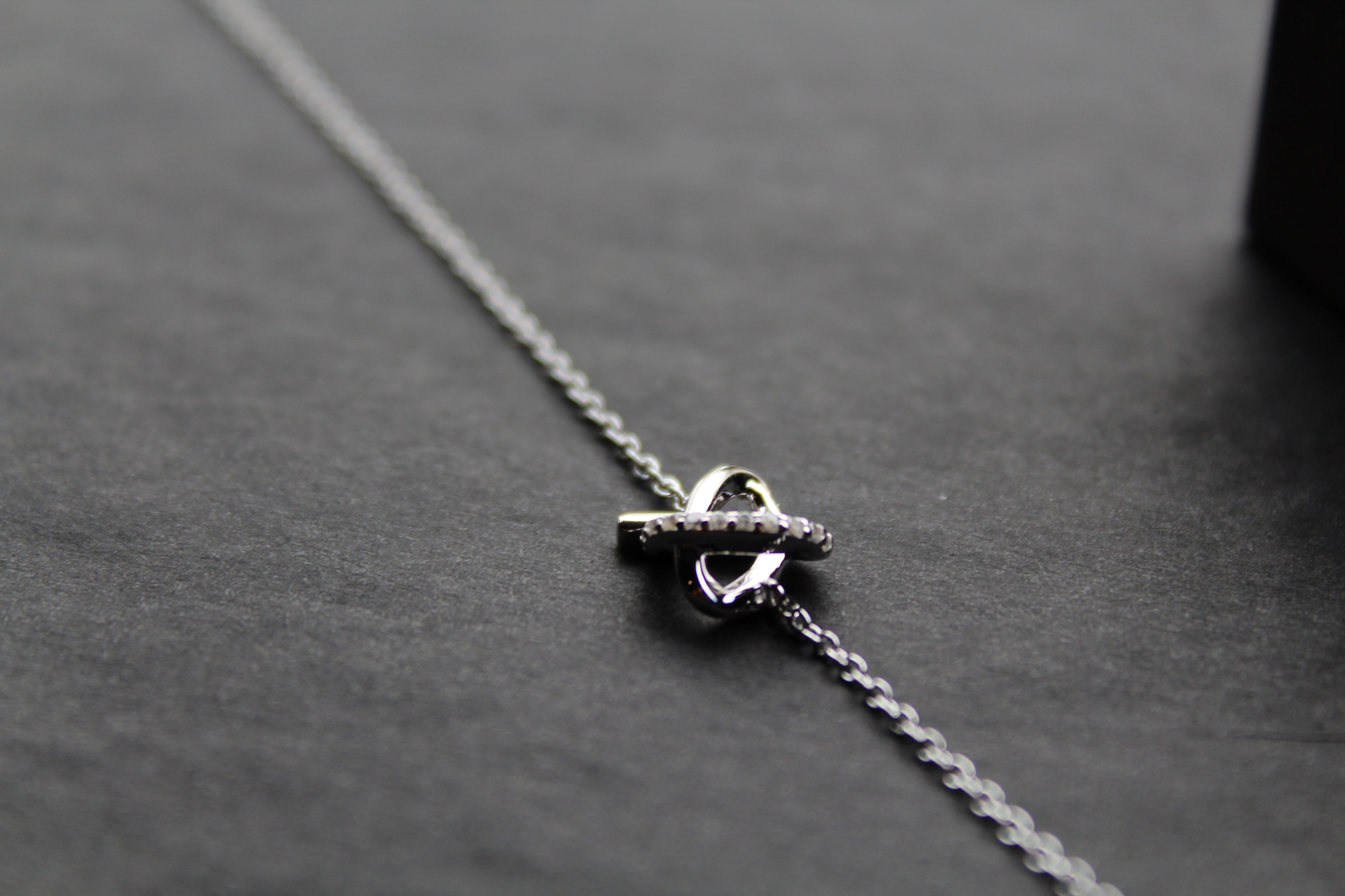 Cubic Zirconia Celtic Twist Bracelet