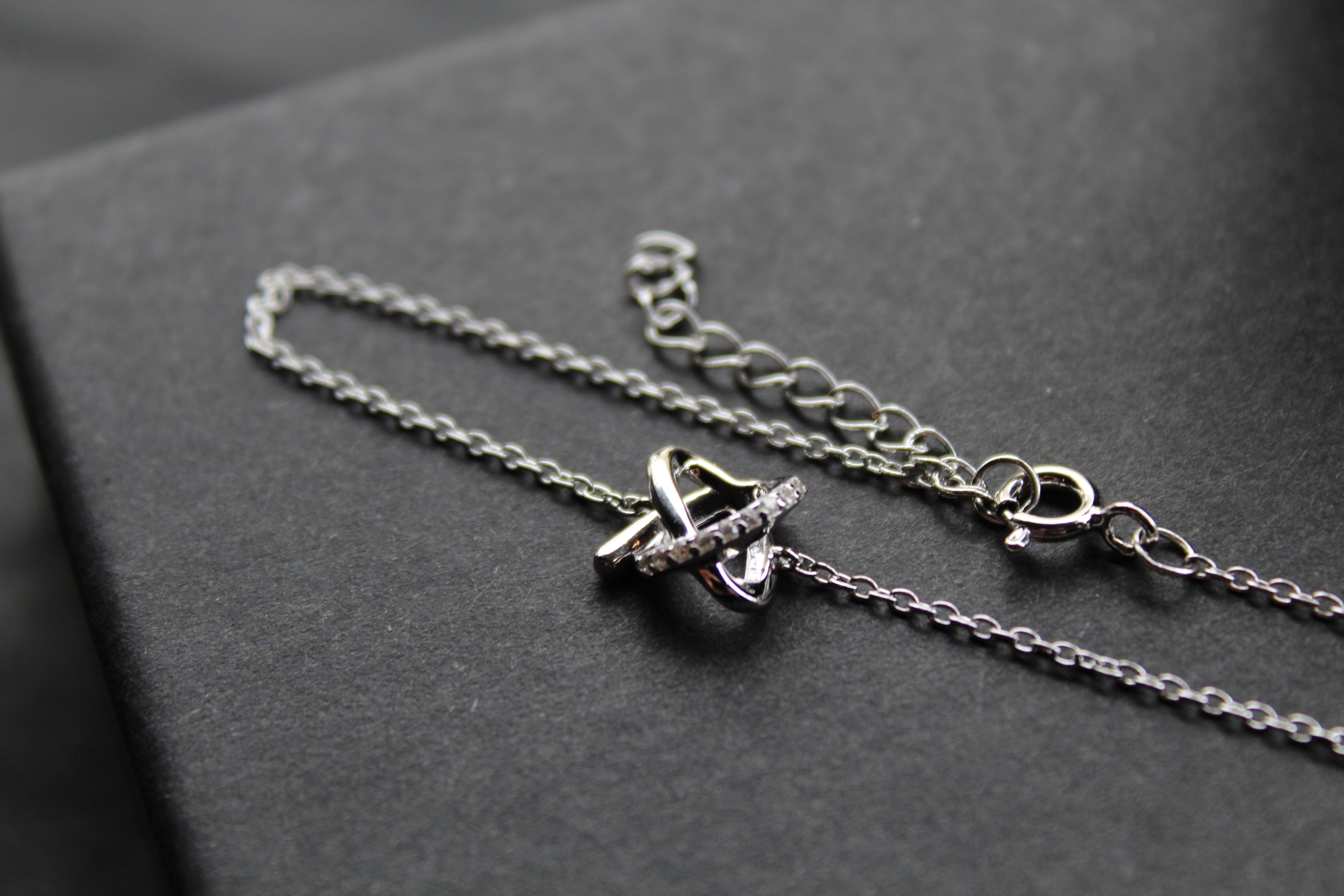 Cubic Zirconia Celtic Twist Bracelet
