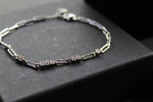 Load image into Gallery viewer, Cubic Zirconia Paperlink Chain Bracelet
