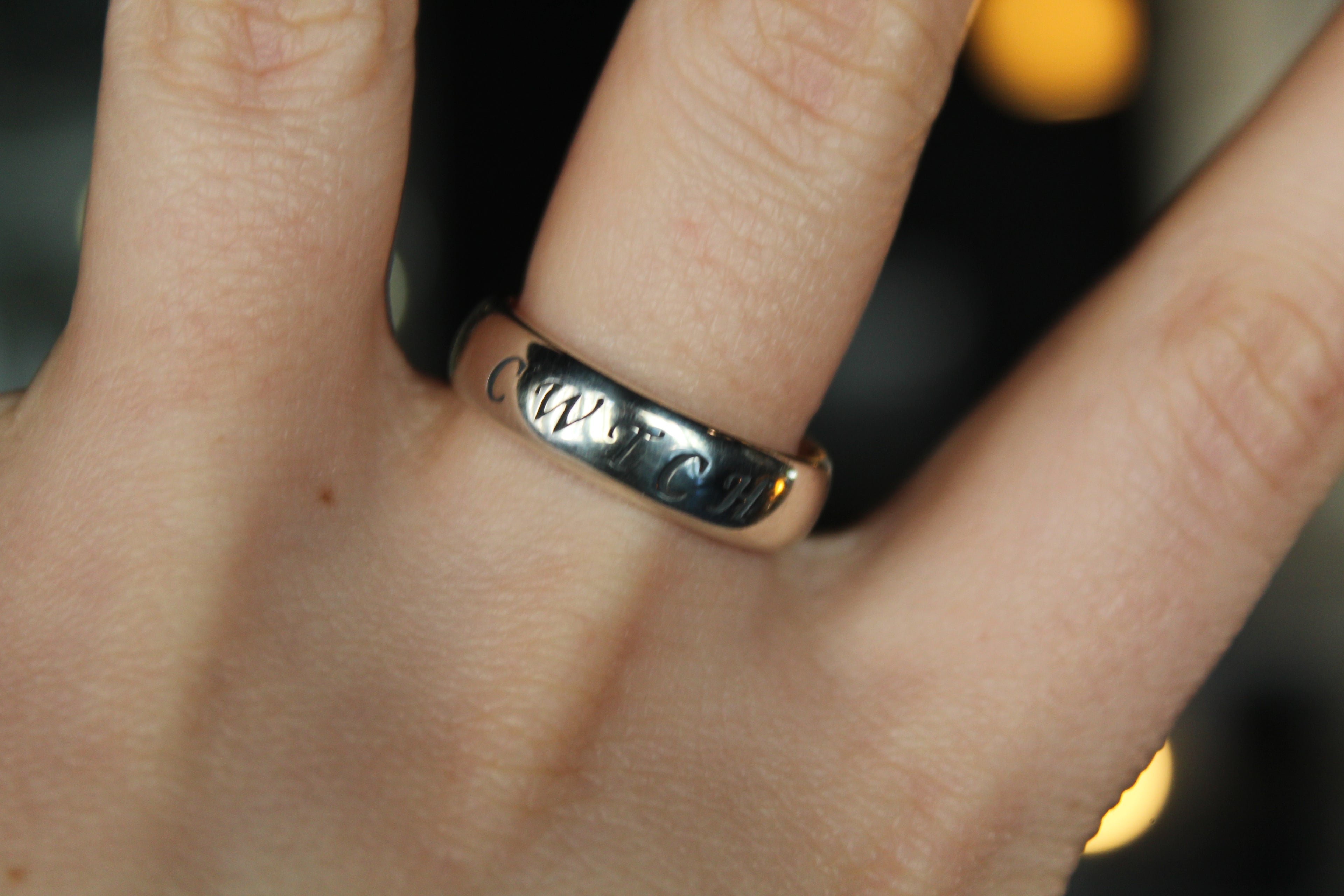 Cwtch Silver Ring