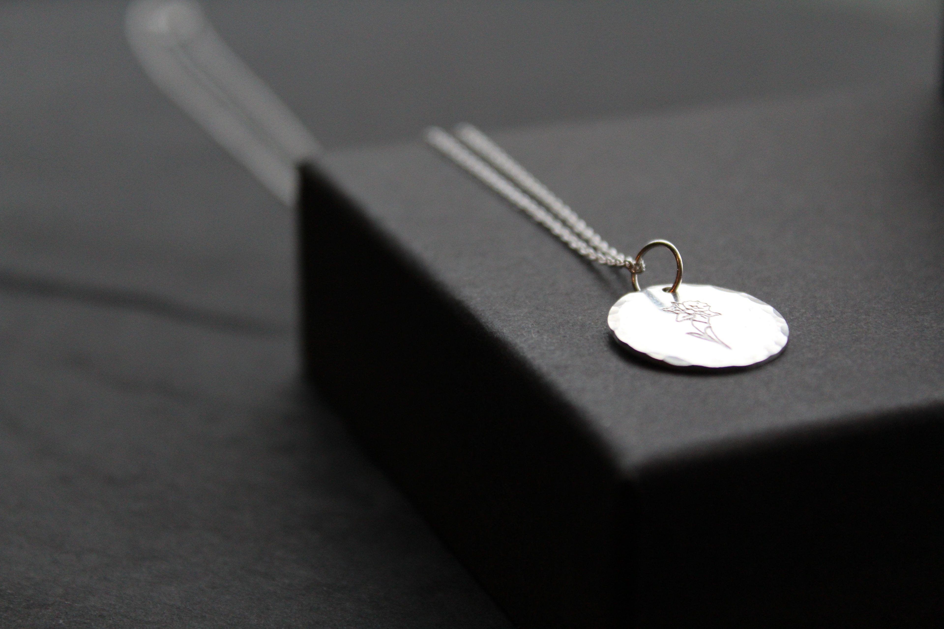 Daffodil Birth Flower Necklace