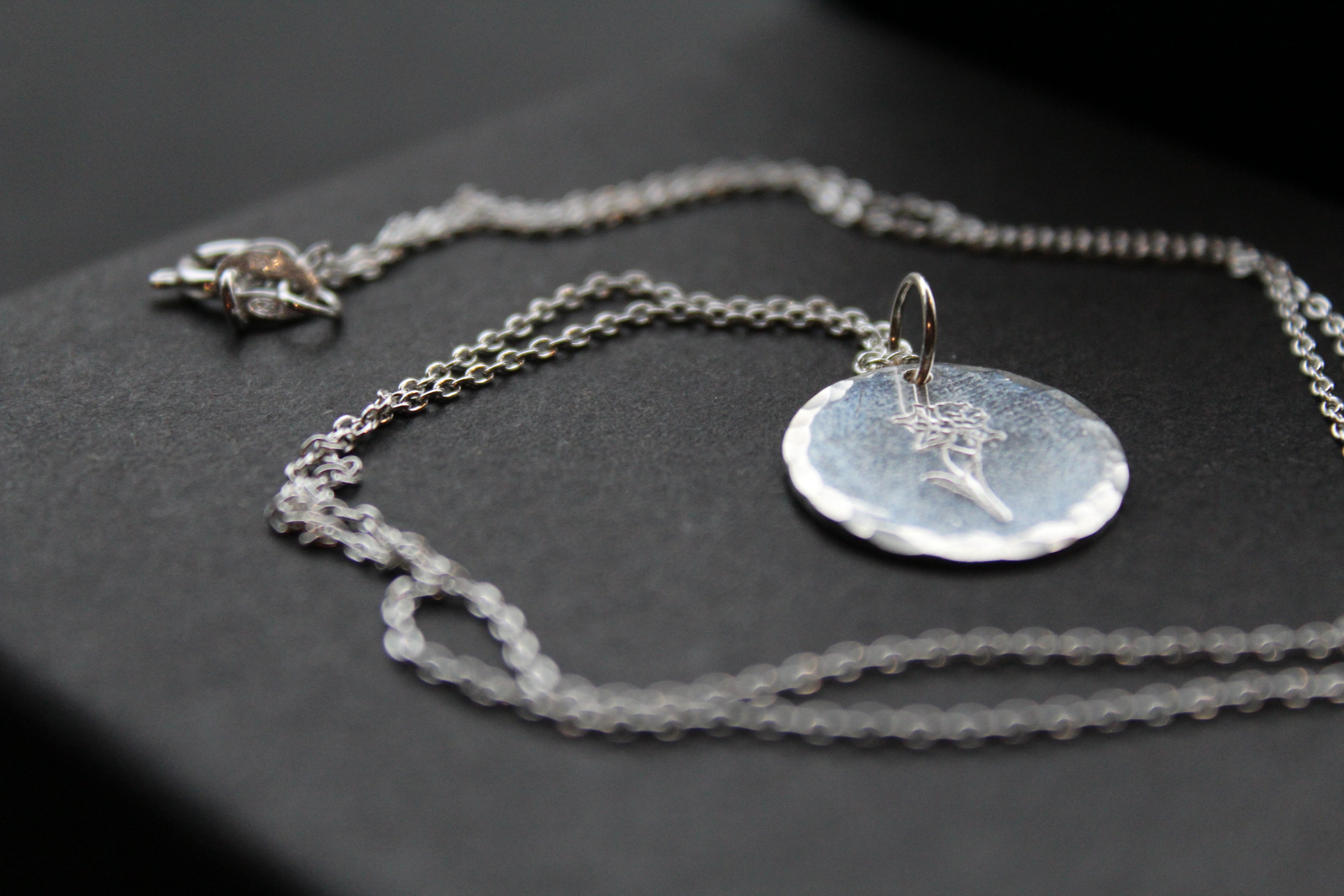 Daffodil Birth Flower Necklace