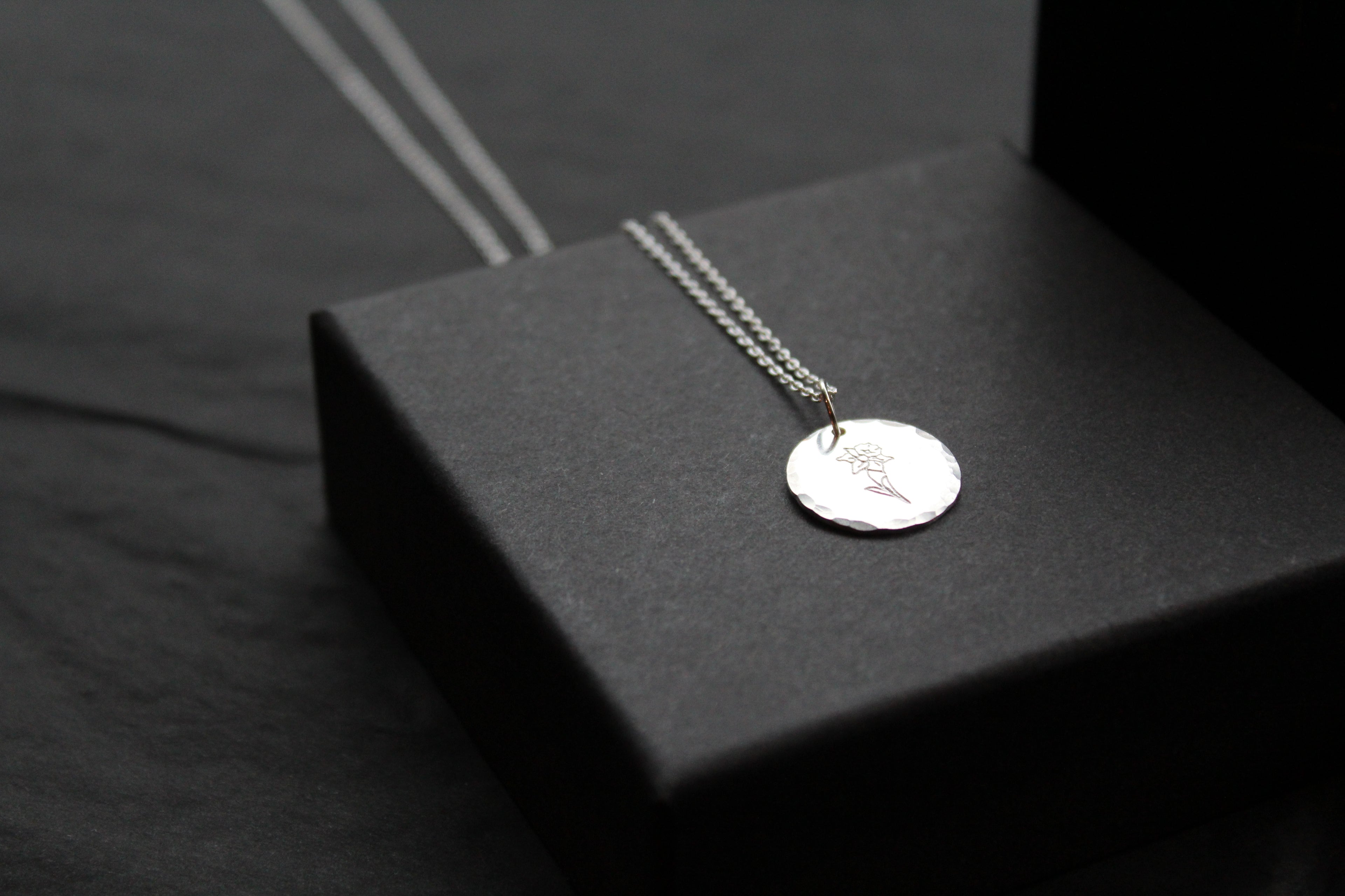 Daffodil Birth Flower Necklace
