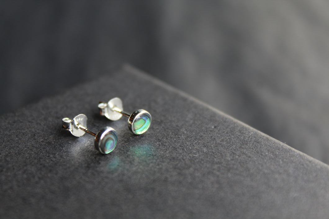 Dainty Abalone Studs