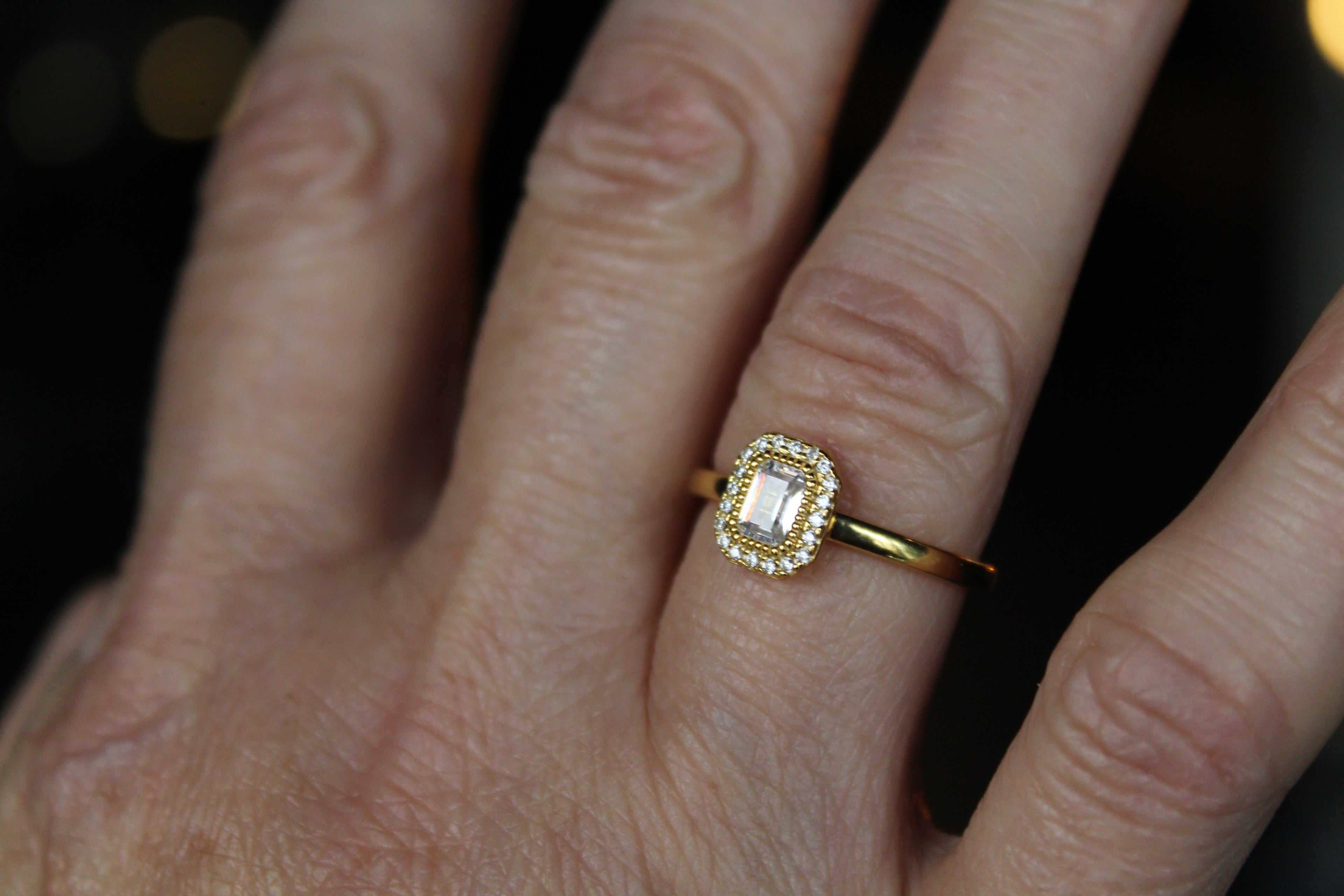 Dainty Deco Style Ring