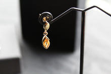 Load image into Gallery viewer, Dainty Double Drop Earrings with Golden Citrine
