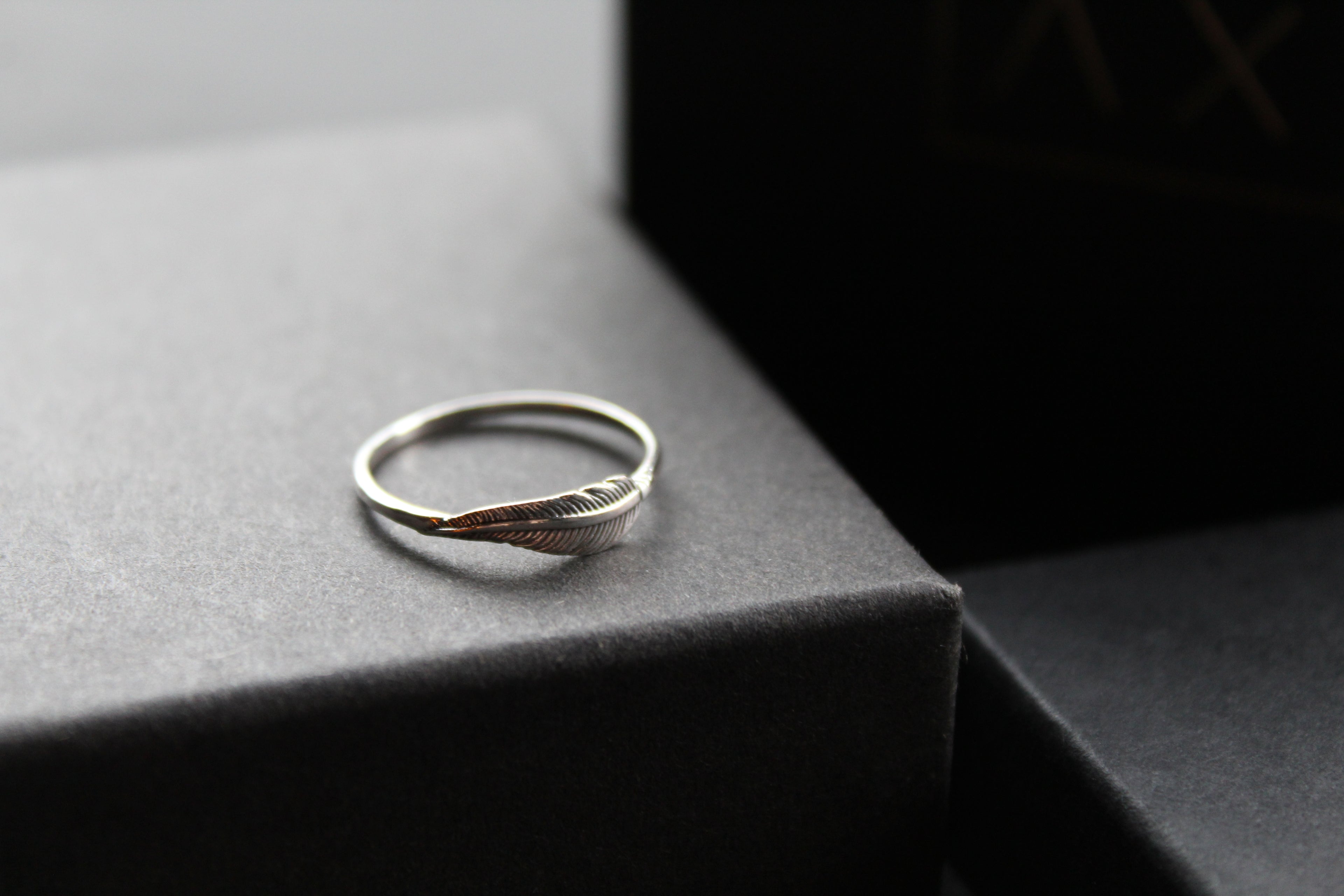 Dainty Feather Ring