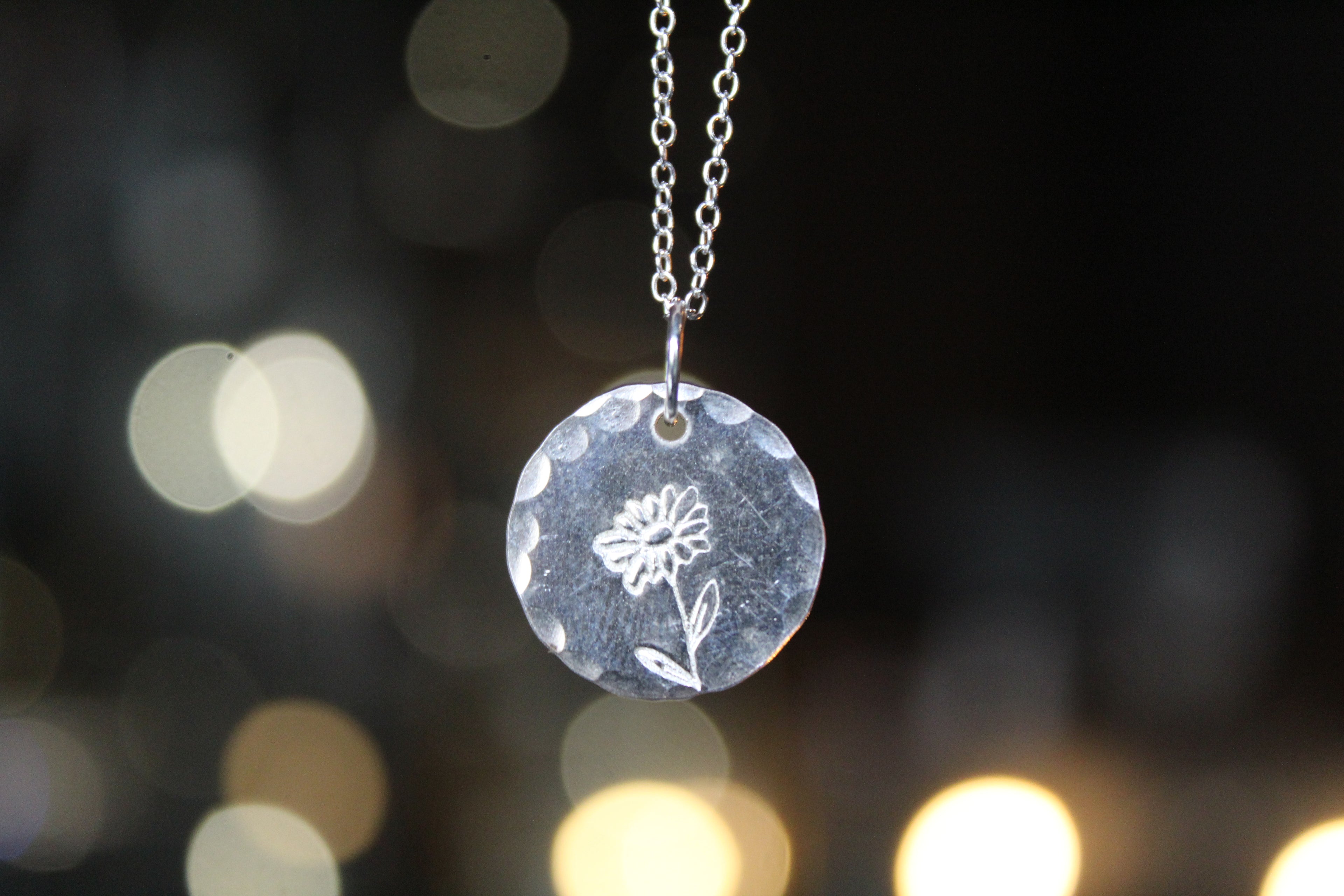 Daisy Birth Flower Necklace