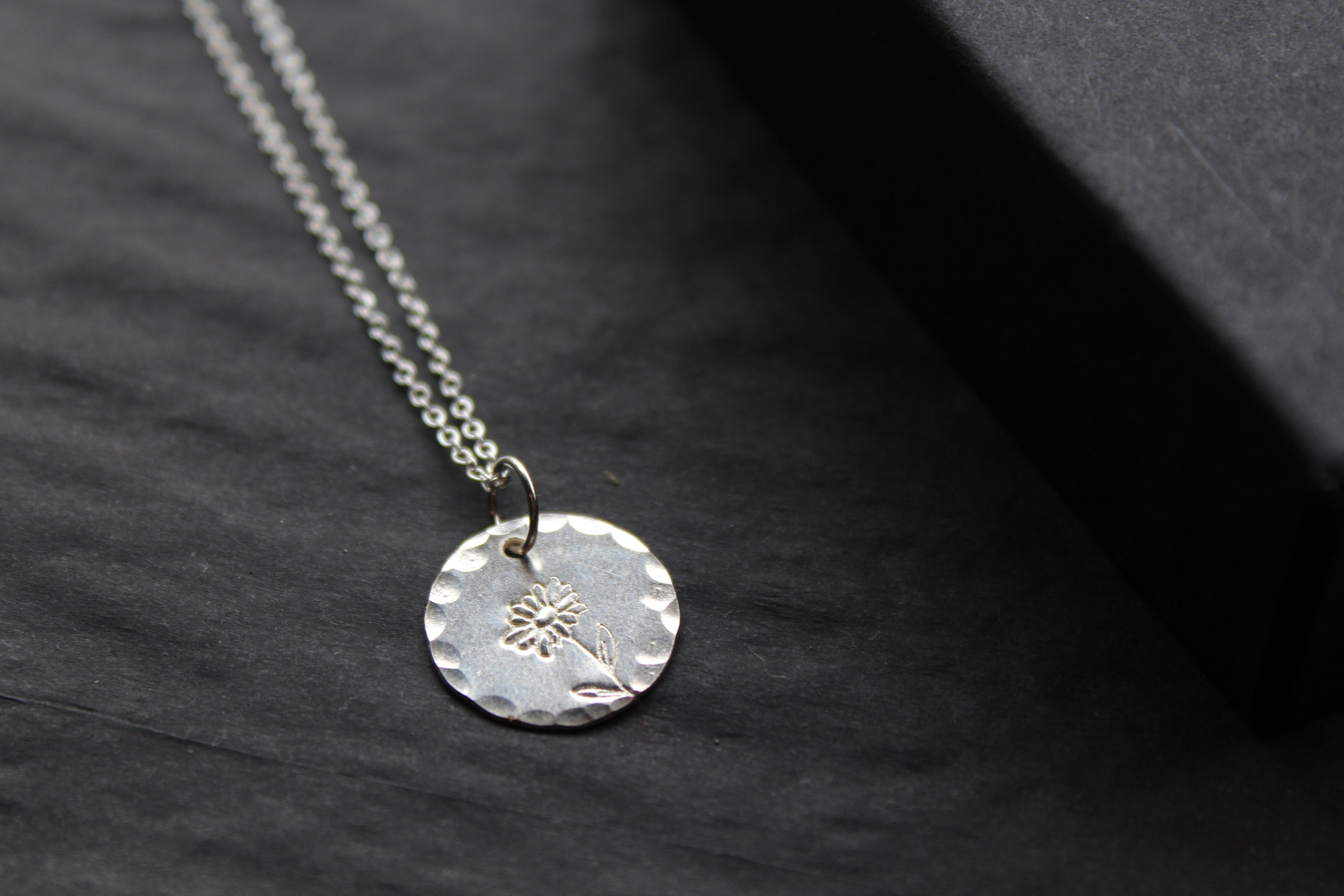 Daisy Birth Flower Necklace