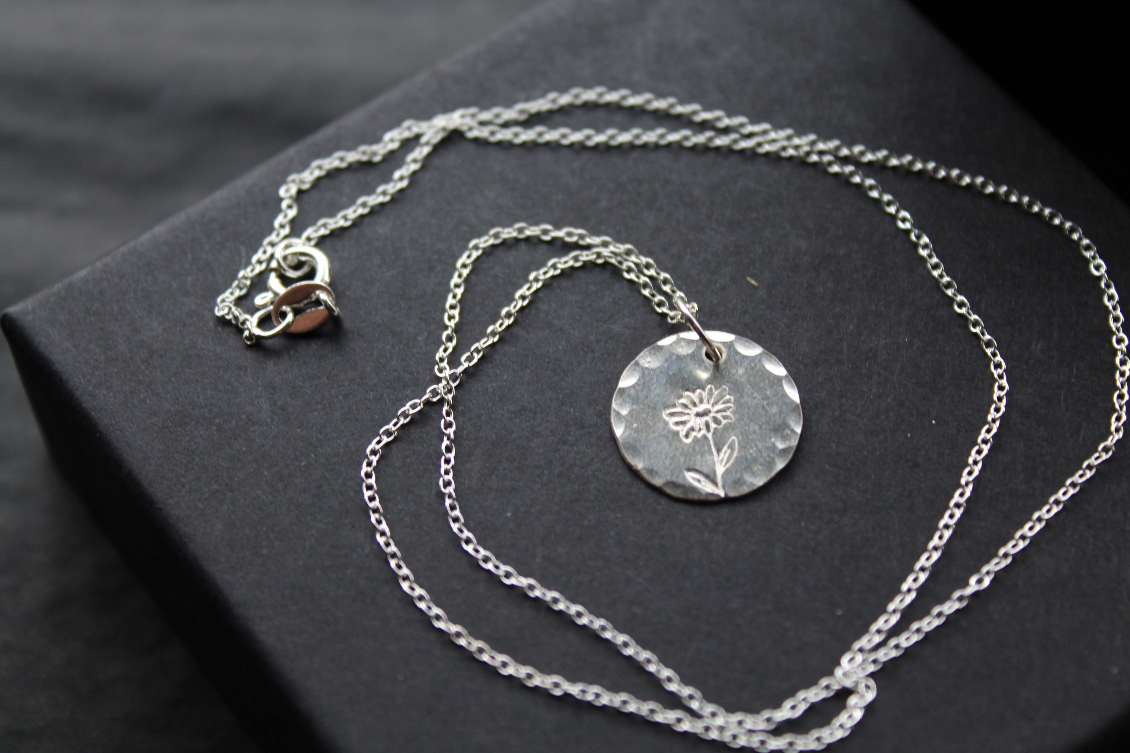 Daisy Birth Flower Necklace
