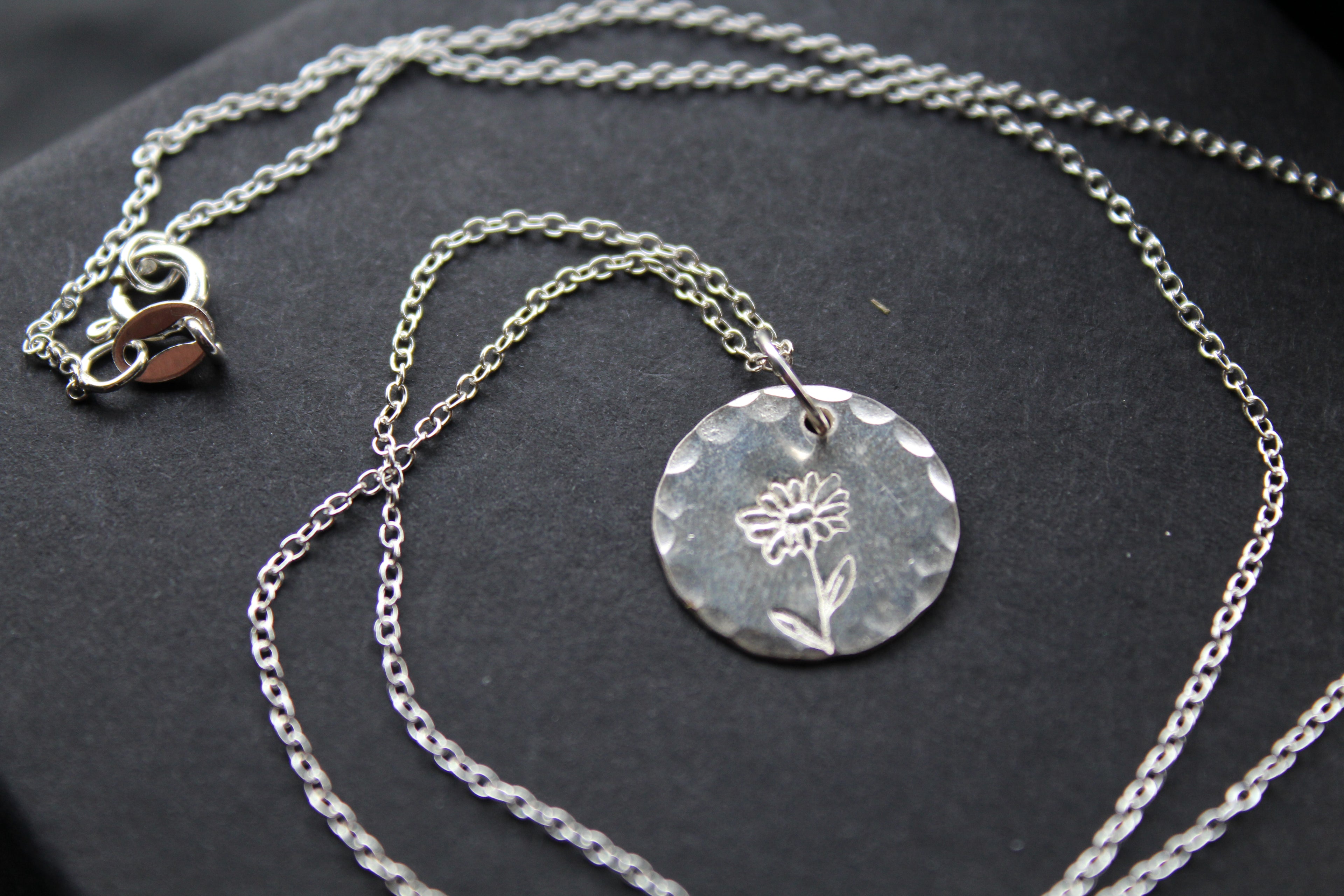 Daisy Birth Flower Necklace