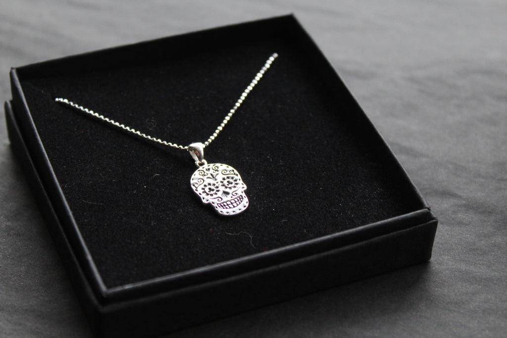 Day Of The Dead Skull Necklace