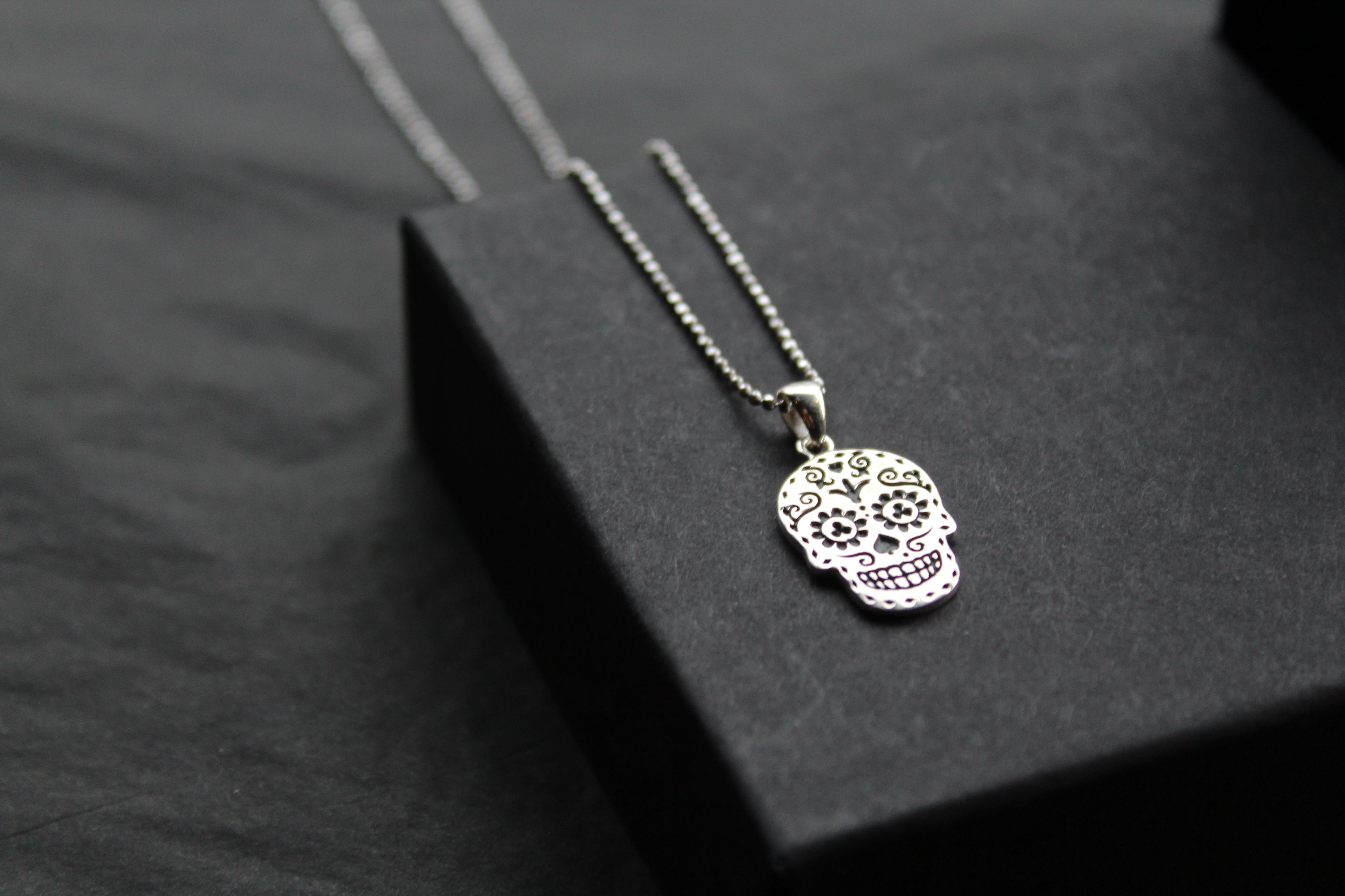 Day Of The Dead Skull Necklace