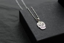 Load image into Gallery viewer, Day Of The Dead Skull Necklace
