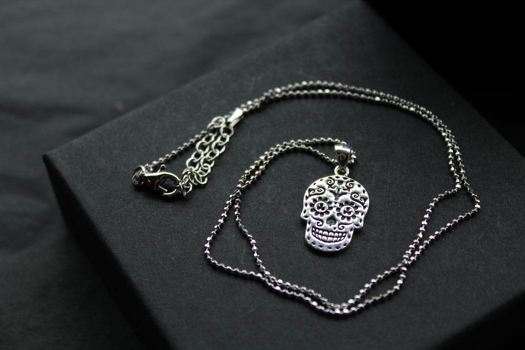 Day Of The Dead Skull Necklace