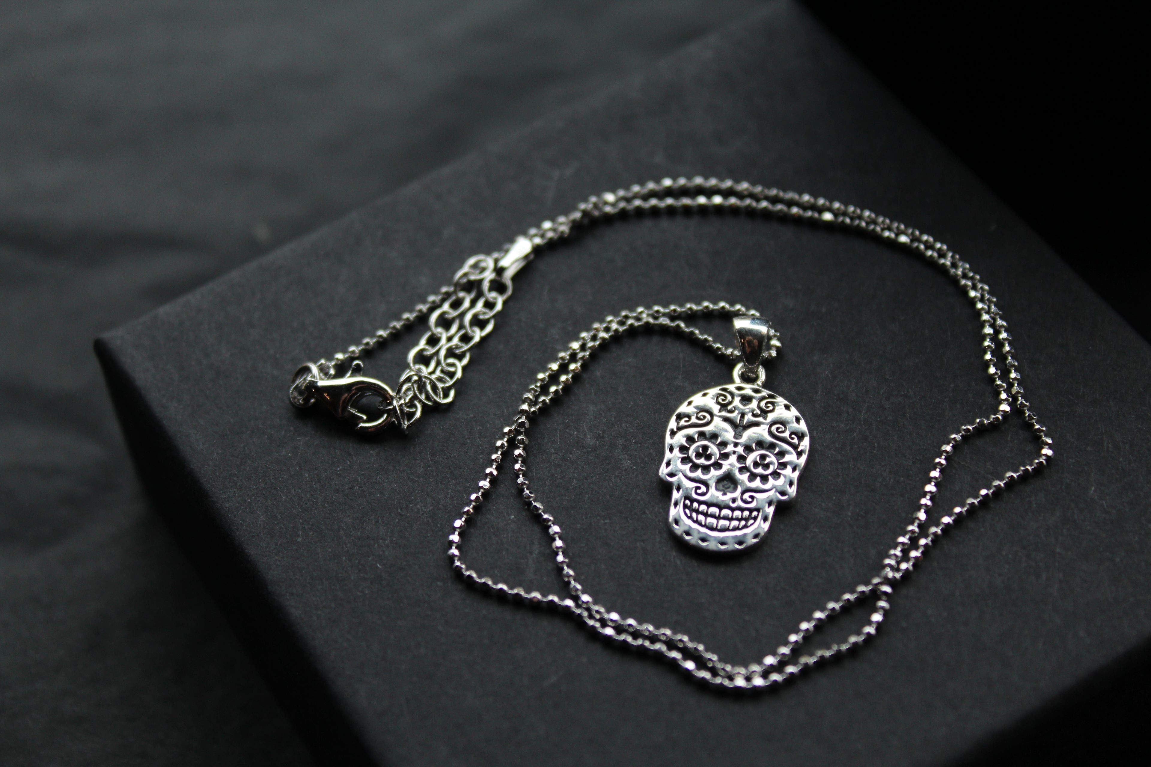 Day Of The Dead Skull Necklace