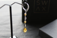 Load image into Gallery viewer, Decadent Canary Yellow Drop Earrings
