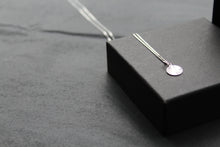Load image into Gallery viewer, Diamond Cut Silver Disc Necklace
