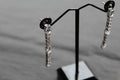 Diamonfire Oval and Round Zirconia Drop Earrings