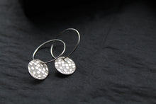 Load image into Gallery viewer, Disco Ball Hoop Earrings
