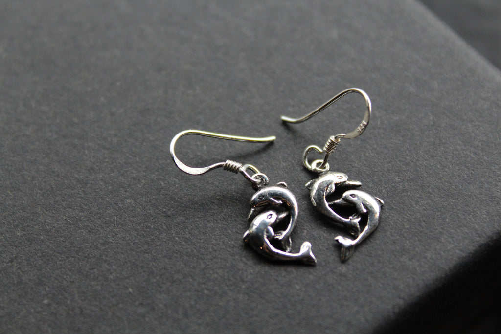 Dolphin Drop Earrings