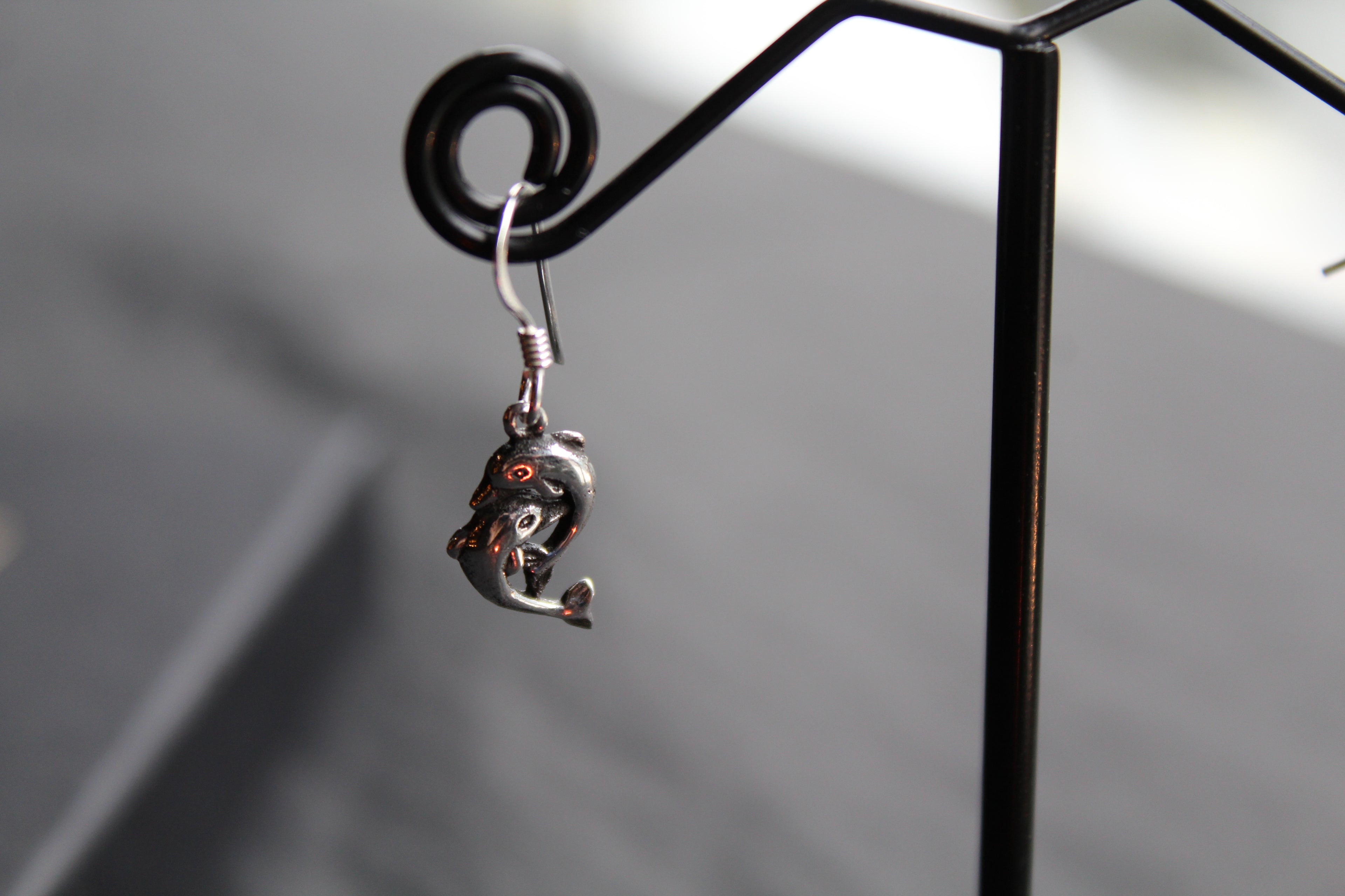 Dolphin Drop Earrings