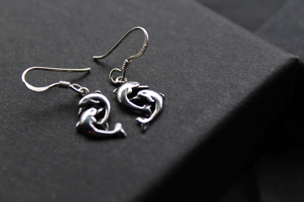 Dolphin Drop Earrings