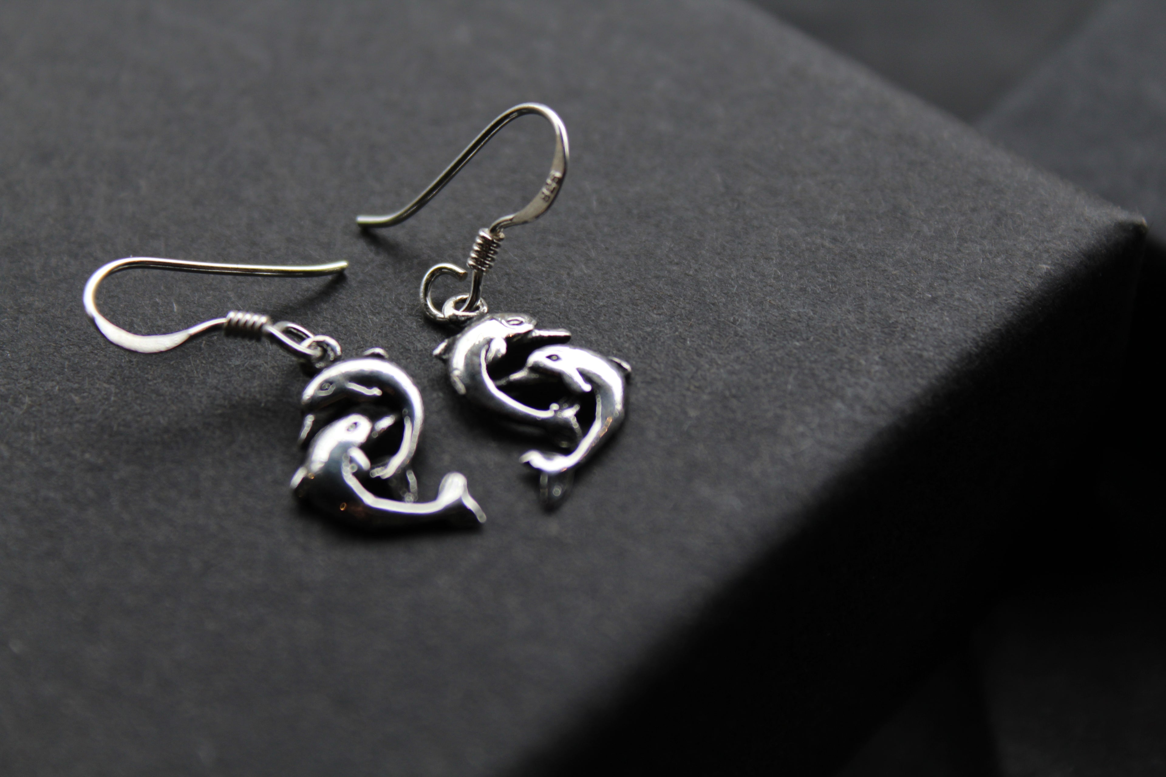 Dolphin Drop Earrings