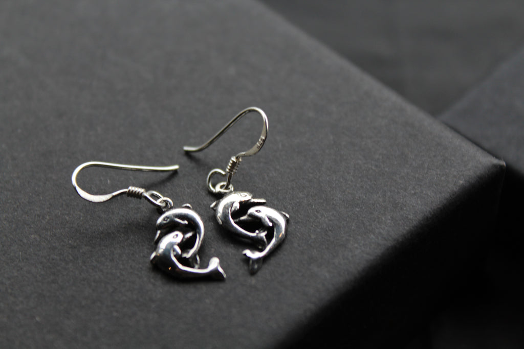 Dolphin Drop Earrings