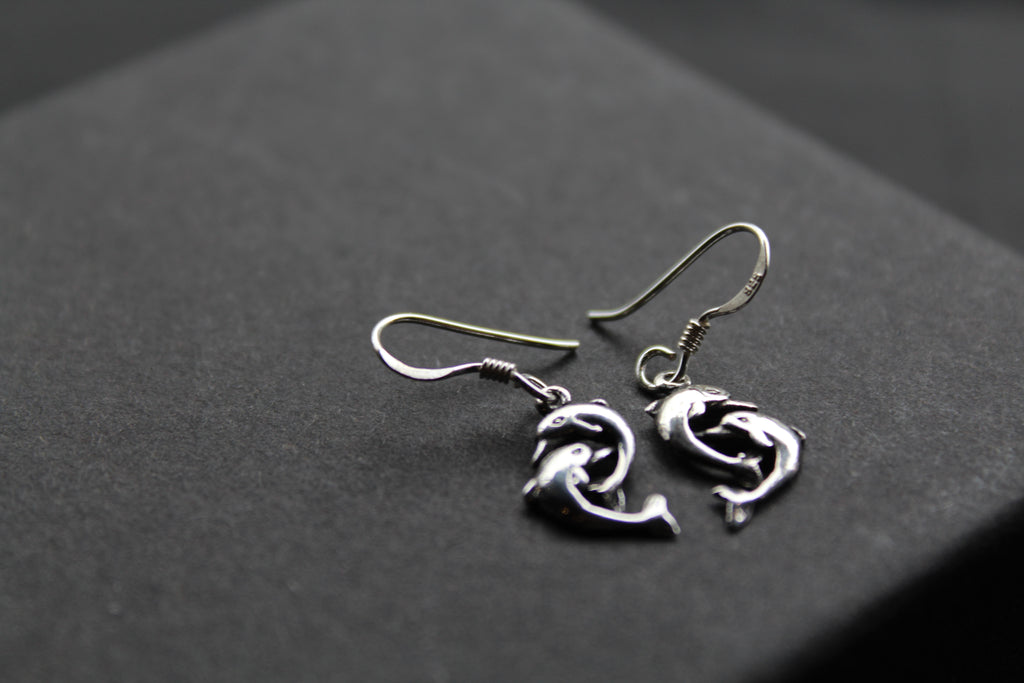 Dolphin Drop Earrings