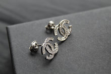 Load image into Gallery viewer, Double Coco Silver Earrings
