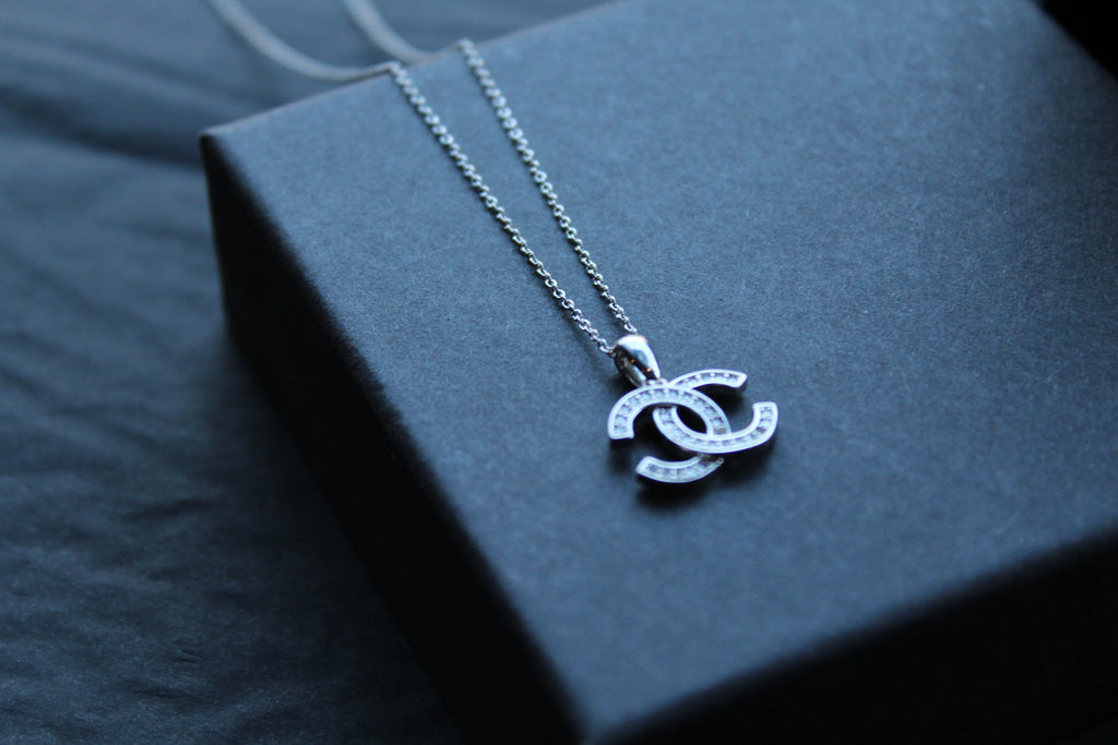 Double Coco Silver Necklace