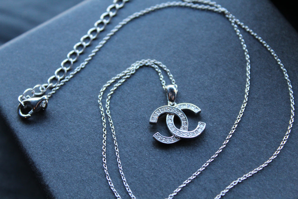 Double Coco Silver Necklace