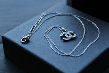 Load image into Gallery viewer, Double Coco Silver Necklace
