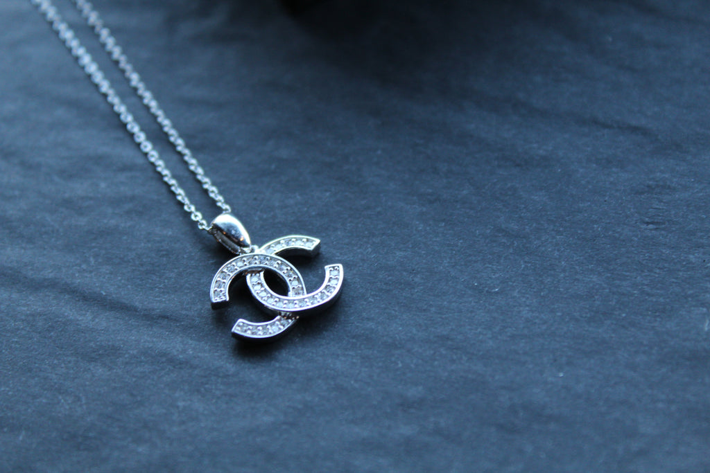 Double Coco Silver Necklace